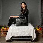 EMPORIO BLACK TOTE BAG